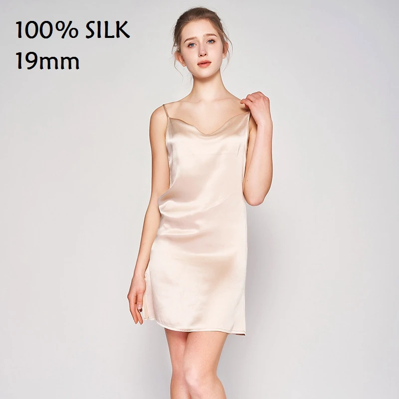 Swing collar satin white dress lingerie sexy slip silk pajamas for women pink mini dress lingeries sleepwear nightdress wear sex