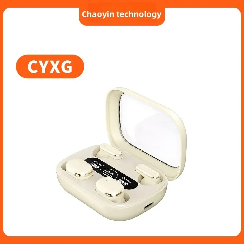 Bluetooth Earbuds Sleep Headphones, Mini TWS with Long-Lasting Battery and Sleek Coating, for Travel and Relaxation
