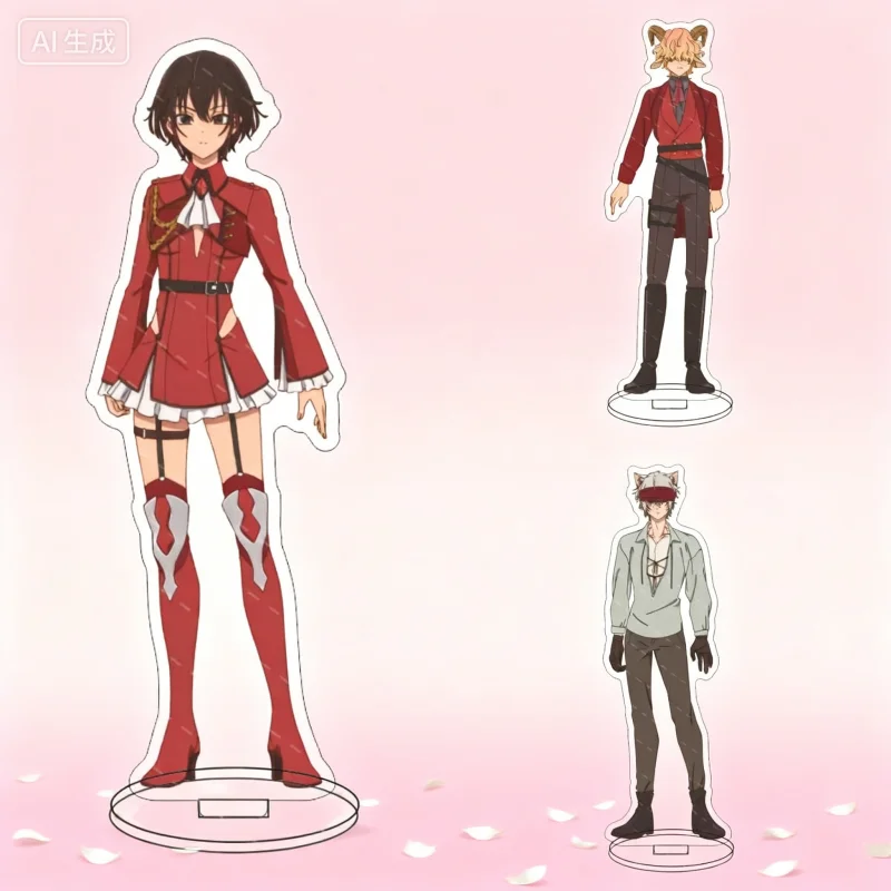15CM Goodbye Earth Season Anime Figures Acrylic Stand Sigma Dazai Osamu Nakahara Chuuya Standee  Fans Collectible Gifts