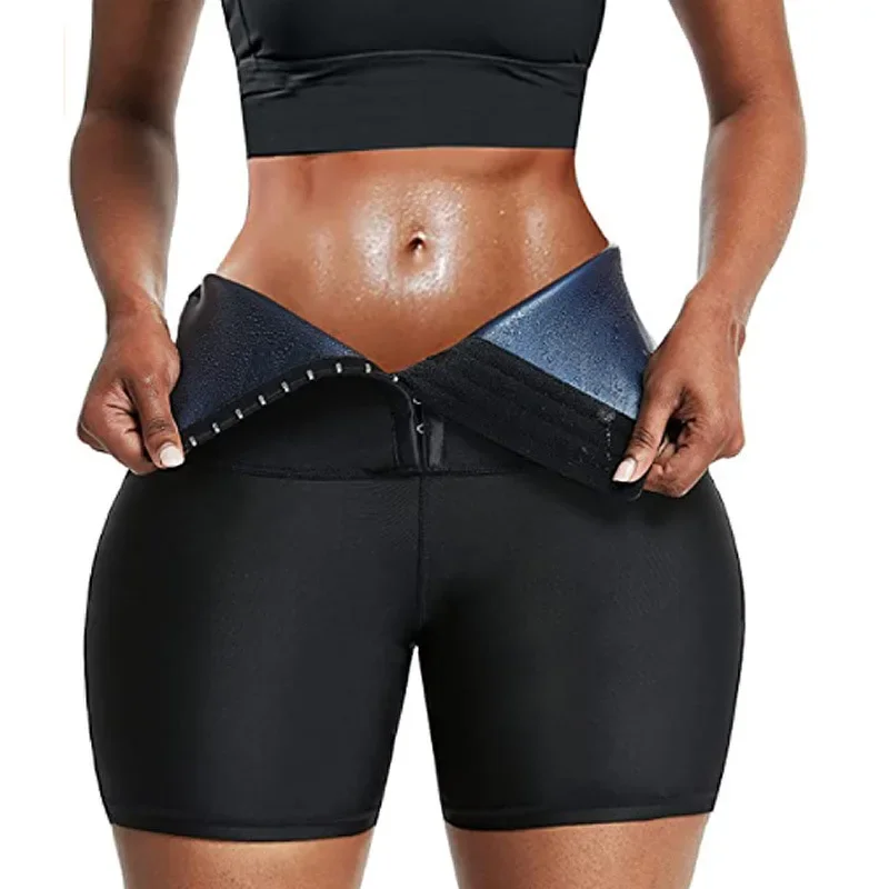 

Sweat Sauna Pants Body Shaper Slimming Shorts Waist Trainer Shapewear Tummy Hot Thermo Slim Leggings Weight Loss Fitness Workout