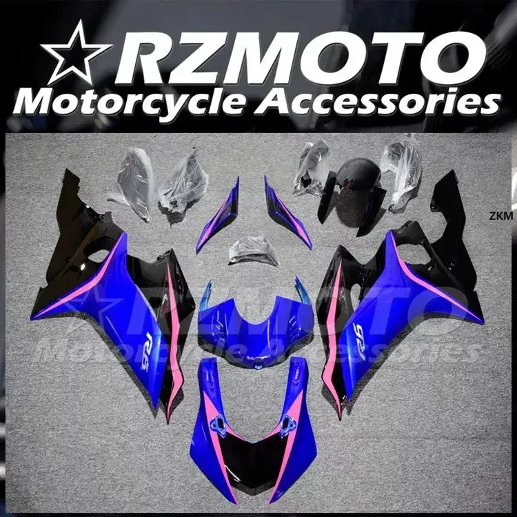 New ABS Fairings Kit Fit For YAMAHA YZF-R6 R6 2017 2018 2019 2020 2021 2022 17 18 19 20 21 22 Bodywork Set Custom Blue Pink