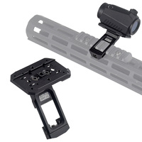 Tactical RM Red Dot Sight Side Mount 45° Offset Optics Riser Base Accessories T01 T02 Airsoft Scope Holographic Degree Bracket