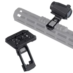 Tactical RM Red Dot Sight Side Mount 45° Offset Optics Riser Base Accessories T01 T02 Airsoft Scope Holographic Degree Bracket
