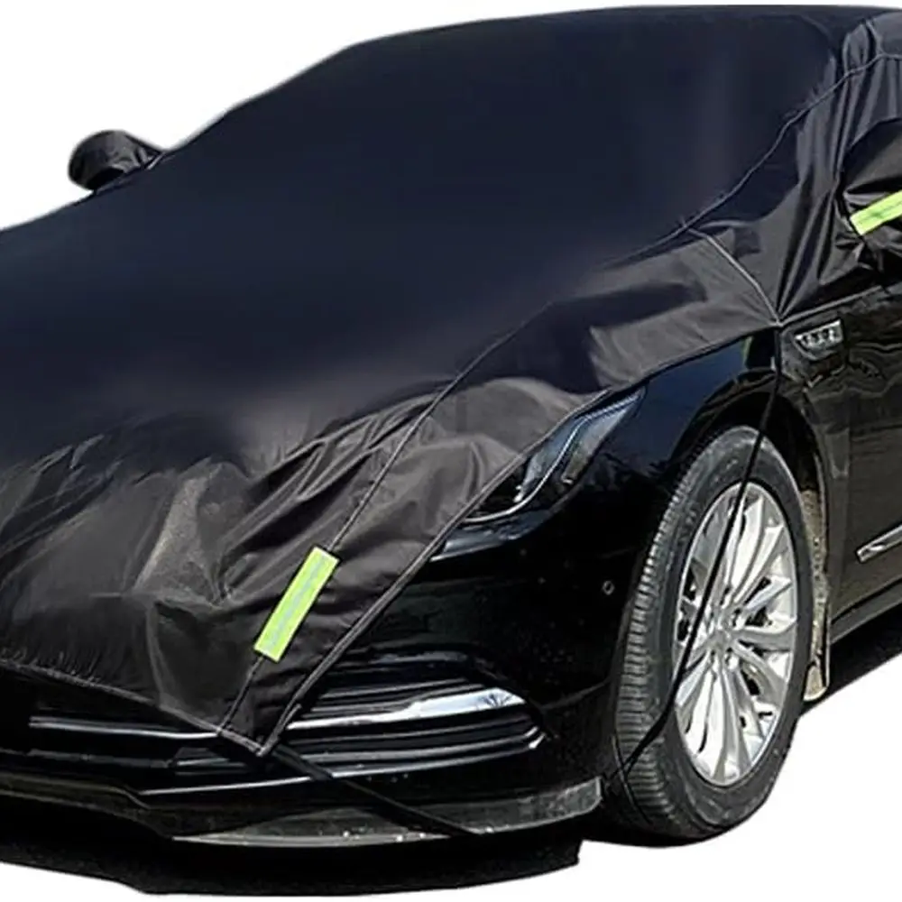 

All-Season Waterproof Polyester Car Cover for Sedans with Sunshade and Snow Protection