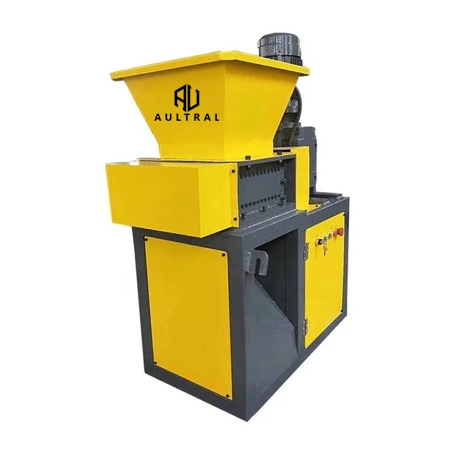 Solid Plastic Shredder Machine Small Industrial Cardboard PET Bottle Waste Mini Shredder Machine