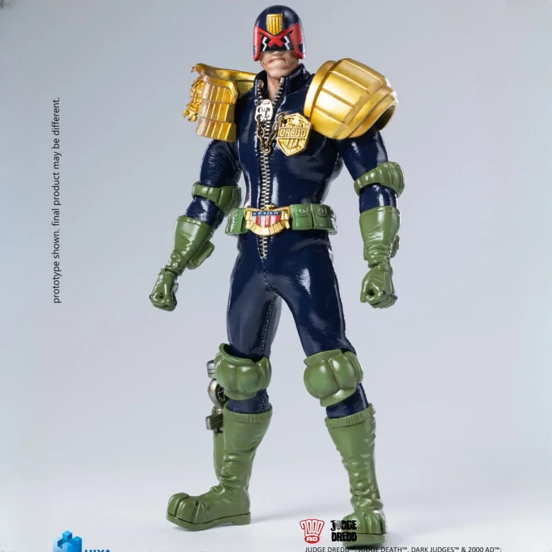 Spot Hiya 1/12 Special Police Judge Manga Judge Dredd Judge Dredd Mobile Doll Toy Desktop Exquisite Ornament