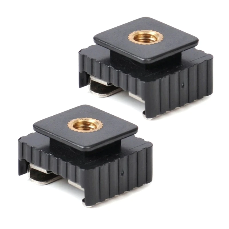 1Pcs SC-6 SC6เย็นรองเท้าร้อนมาตรฐานอะแดปเตอร์ Mount Hotshoe ถึง1/4สำหรับแฟลชขาตั้งกล้อง