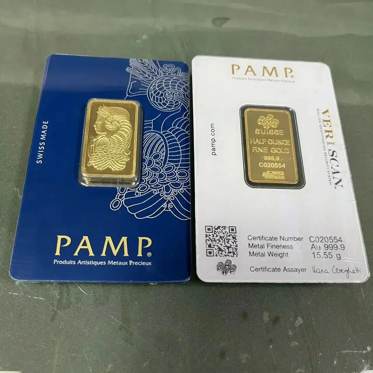 Wholesale 1oz/2.5g/5g/10g/20g/50g/100g Suisse Lady Gold Bar Silver Golden Plated Bullion Bar Unique Serial Number image 2