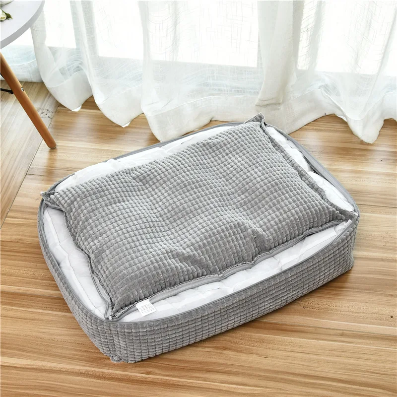 Dog Bed for Large Medium Dogs Rectangle Dog Cat Pet Sofa Bed House Cushion Resistant To Chewing Detachable Washable