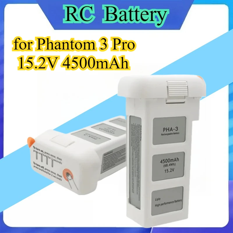 

15.2V 4500mAh Battery for Phantom 3 Pro UAV 24 Min Flight Time Intelligent Flight Accessories