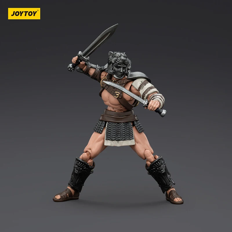 JOYTOY Strife Actiefiguren 1/18 Schaal 10.6 cm Romeinse Gladiator Gelede Militaire Modellen Pop Klassieke Collectie Speelgoed Ornament