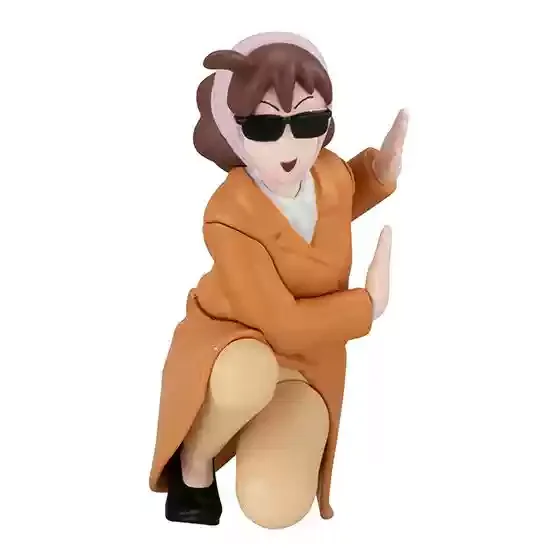 Bandai Gashapon Nieuwe Crayon Shin Chan Detective Style Ornament P2 Kleine Nieuwe Pop Capsule Speelgoed Figuur Anime Toy Model Collection