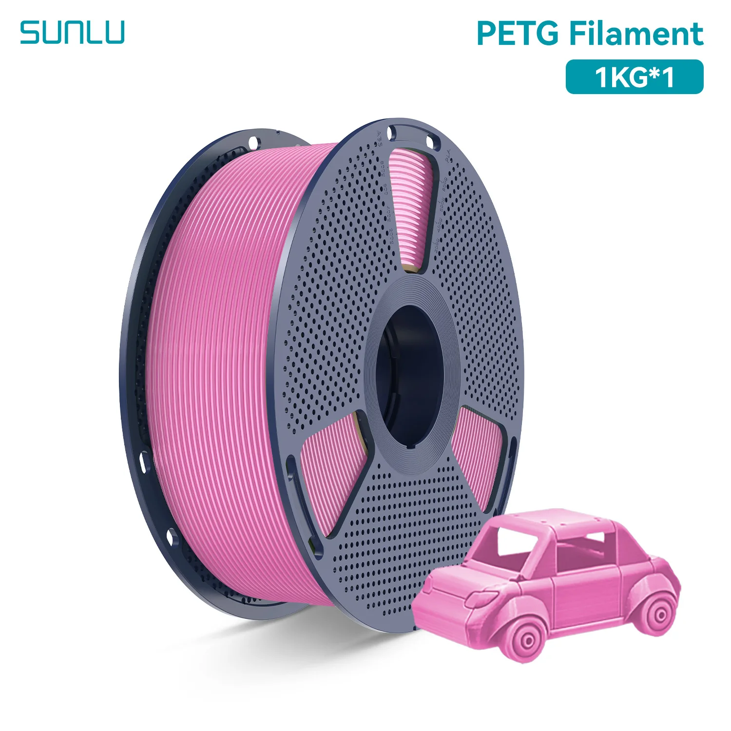 SUNLU PETG 3D Printer Filament 1.75mm Hoge transparantie Witte Kleur Tolerantie +/-0.02mm voor DIY gift afdrukken snelle verzending