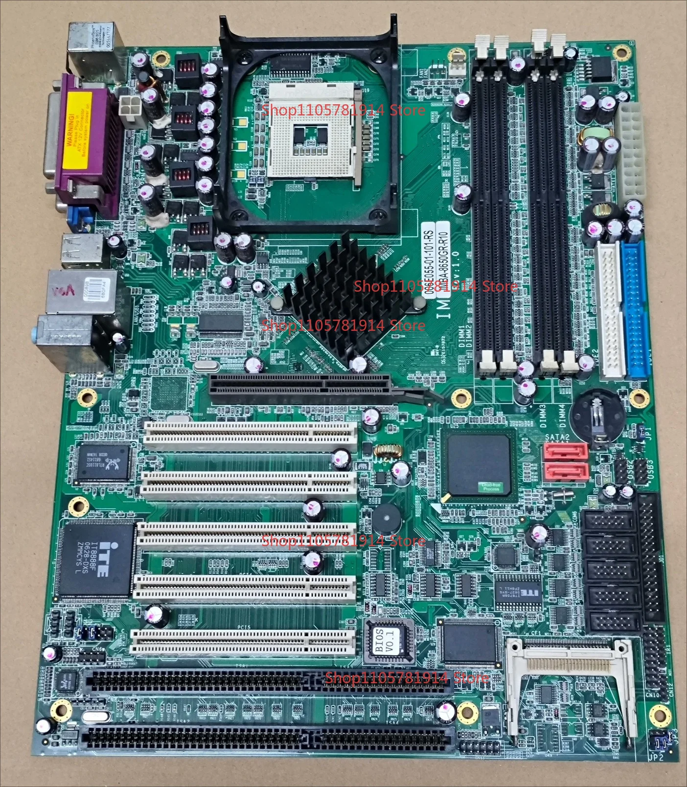 For IEI IMBA 8650GR R10 ATX Industrial Main Board Socket478 CF Card Slot Industrial Control Equipment Main Board