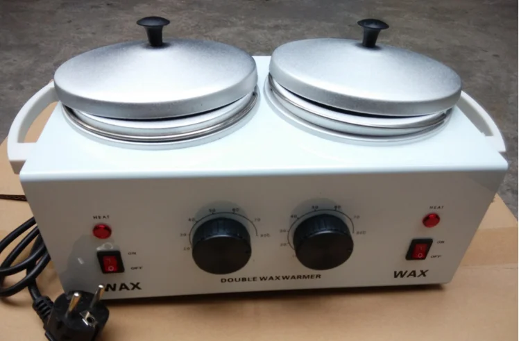 Salon Use Double Adjustable Temperature 500 ML Pot Wax Warmer Heater
