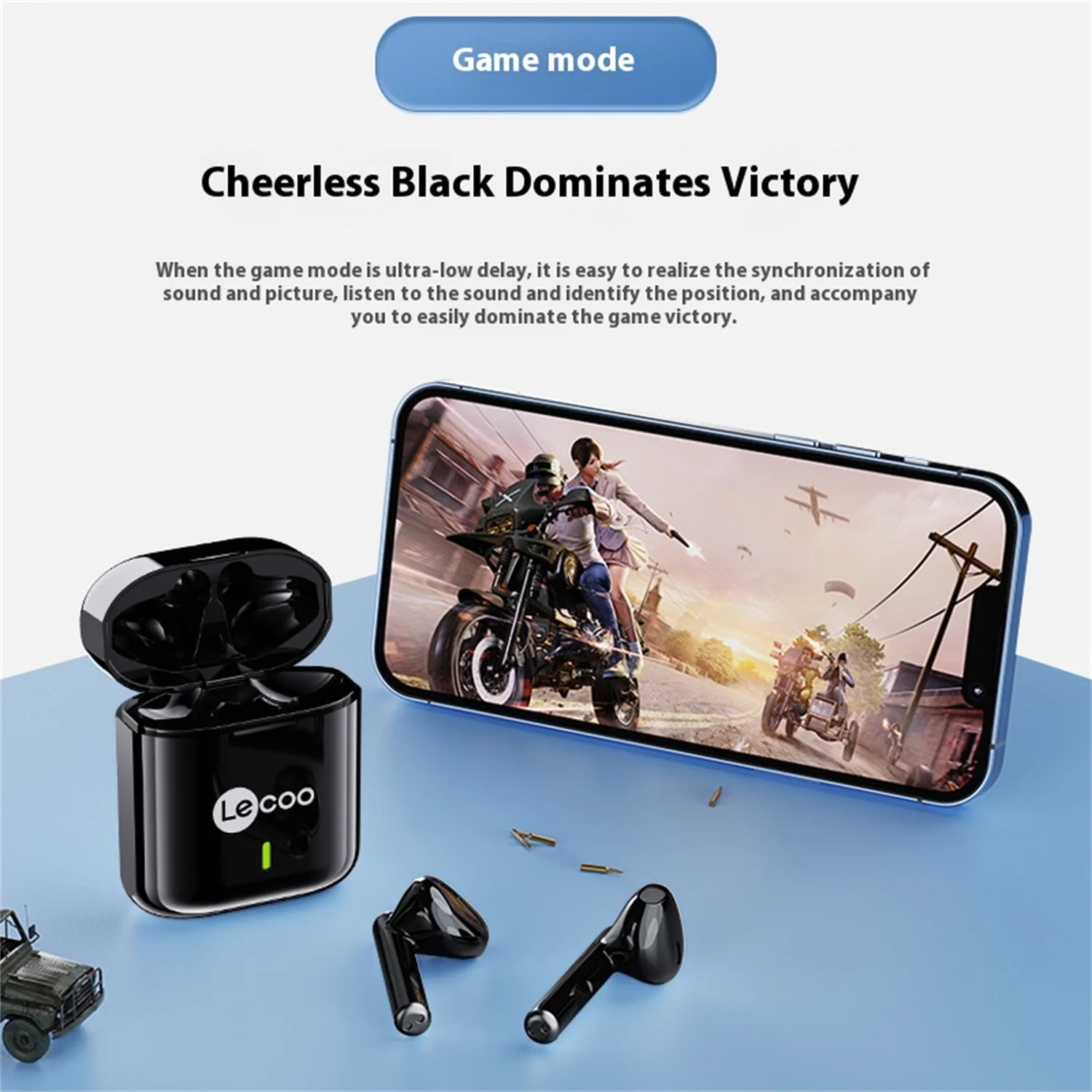 

True Wireless Earbuds for Apple | ANC | 25mAh+200mAh Battery | 3-4H Playtime | Bluetooth 5.3
