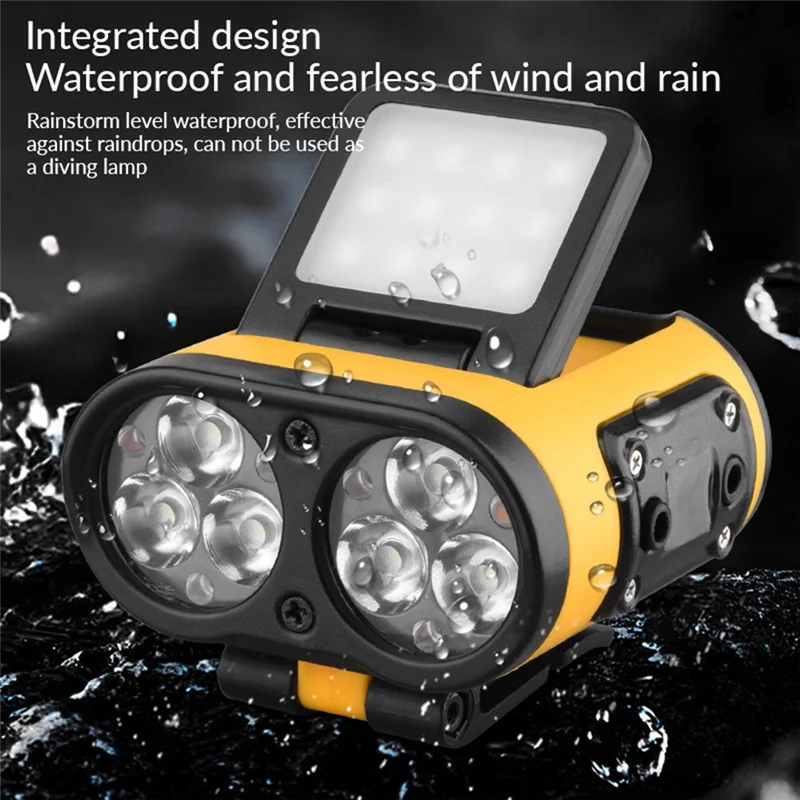 

JHD LED Headlamp COB Cap Clip Light Rechargeable Head Flashlight Headlight Led Head For Outdoor Fishing Camping