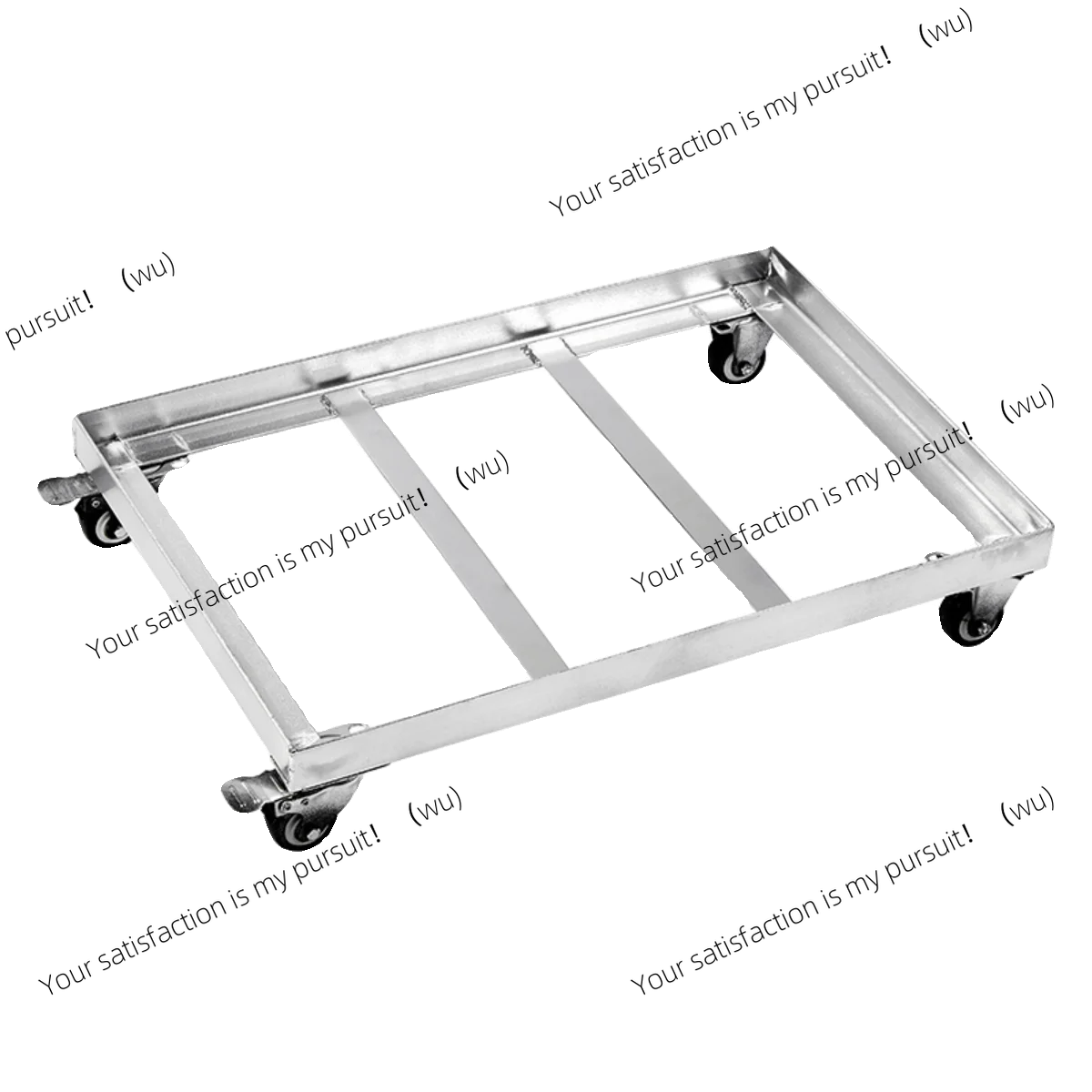 

Movable tray rectangular flower pot bottom bracket universal wheel iron universal turnover box base bracket