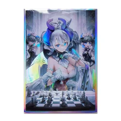 Yu-gi-oh! Paquete de 50 unidades Funda protectora de tarjetas láser, funda de Labrynth of the Silver Castle, colección de juegos Borad Yugioh, 63x90mm