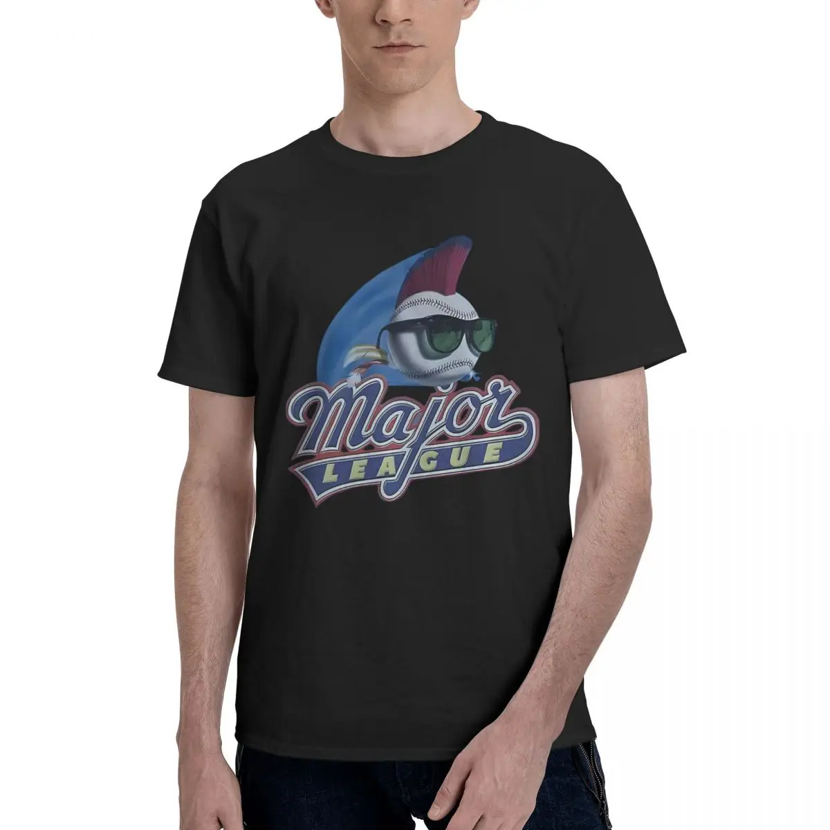 Major League Title 100% Cotton Casual Breathable Confortable Manga Funny T-Shirt For Men Funny Shirt