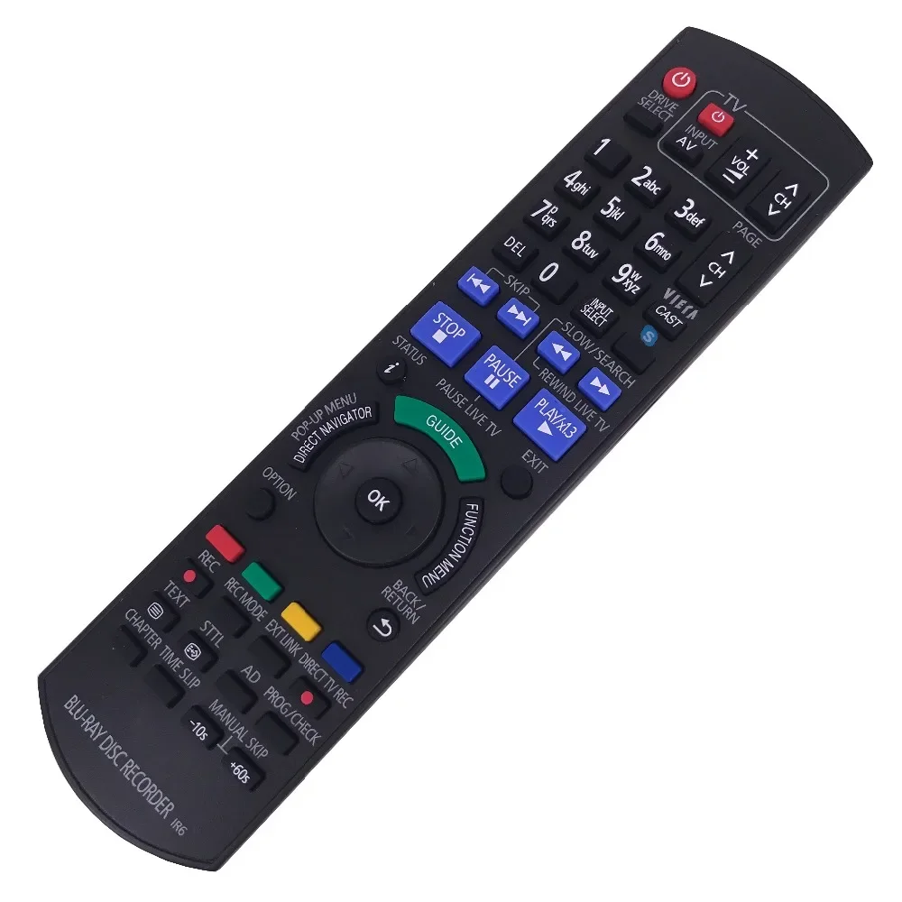 

New Remote Control For Panasonic DMRXW380GL, DMRXW385GL, DMRXW390GL, DMRXW480GL, Blu-ray Disc Recorder