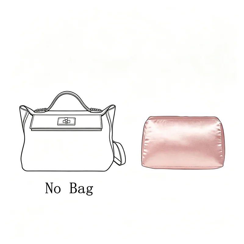 Pure Handmade Silks Bag Pillow Fabric Support Lining For Hermes Kelly24 Handbag Anti Deformation Collapse Bag Organizer