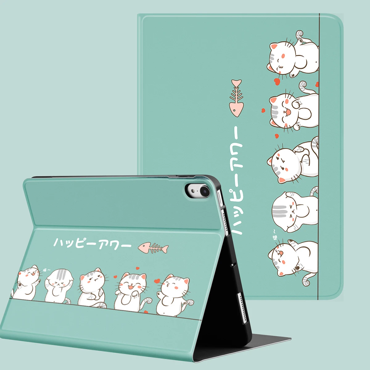 

Cute Cat Case Compatible With iPad iPad 9.7-Inch,2020/2021 10.2in,Mini4/5 ,Air4/5 10.9in