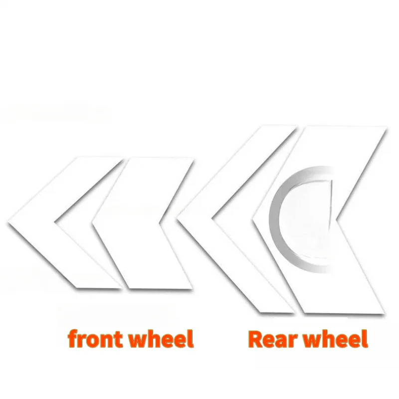 For CFMOTO 675SR 675NK Modification Large Arrow Hub Sticker, Wheel Rim Decoration Decal, Film. Accessories .Hub