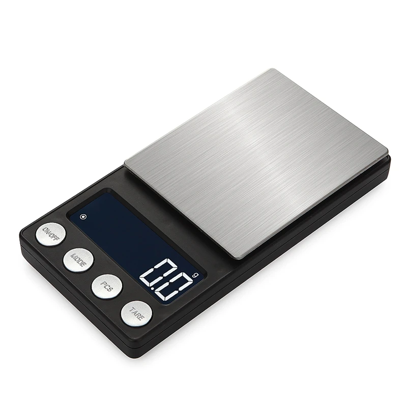 Precisão Mini Escala Digital 100g 500g 1kg Portátil Display Lcd Jóias Ouro Grama Onças Bolso Balança Contagem Equilíbrio 0.1g 0.01g