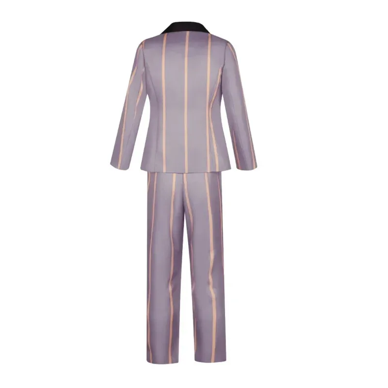 السير Pentious تأثيري أنيمي هازبين زي يتوهم الزي الكبار الرجال مخطط دعوى هالوين كرنفال عيد الميلاد التلفزيون الشيطان ازياء