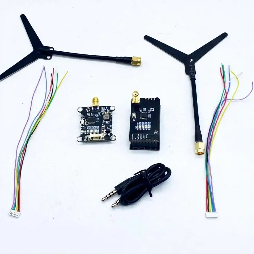 1.2Ghz 1W 1.6W 2W 2-8S Switchable VTX Video Transmitter Module 1.2G 8Ch VRX Heat Dissipation Shell For Long Range FPV Drone