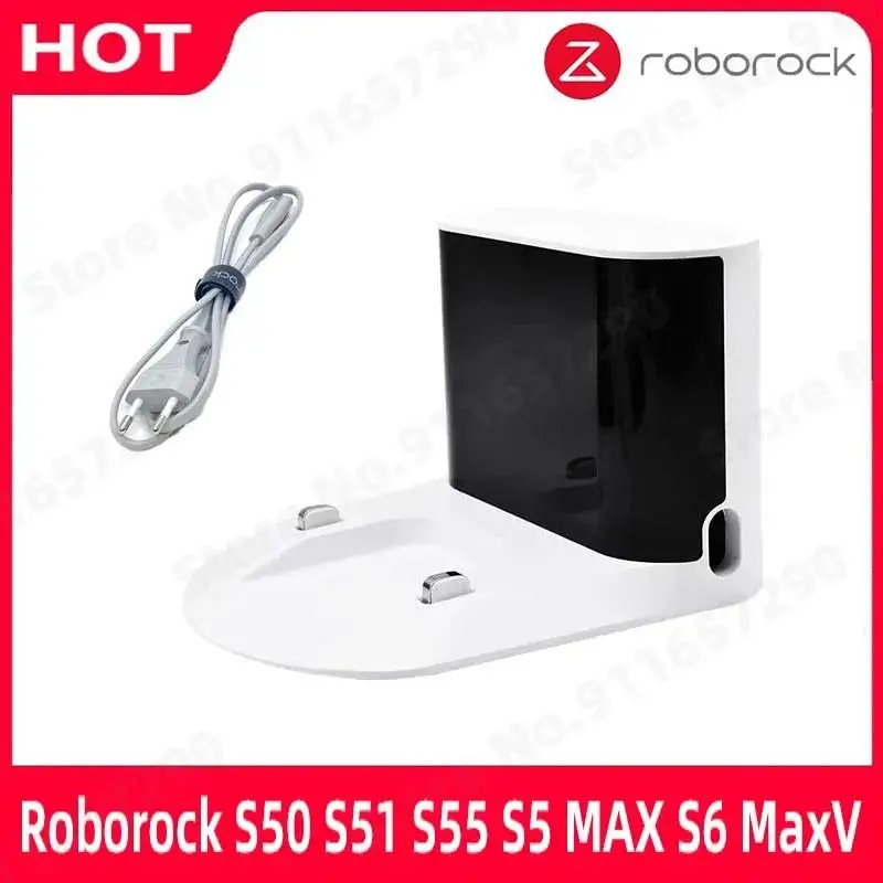 Original Charger Dock for Roborock S50 S51 S55 S5 MAX S6 S6MaxV E4 E5 Parts Robot Vacuum Cleaner Repair Accessories