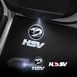 1/2 adet için Holden HSV rozeti Cruze Cruze Captiva Colorado araba kapı karşılama işıkları lazer projektör Logo kablosuz algılama