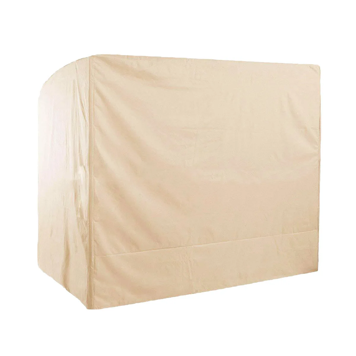 

Outdoor Waterproof Hanging Chair Cover Beige Coffee Wear-Resistant Lightweight Easy Clean Garden Swing Protective Cover
