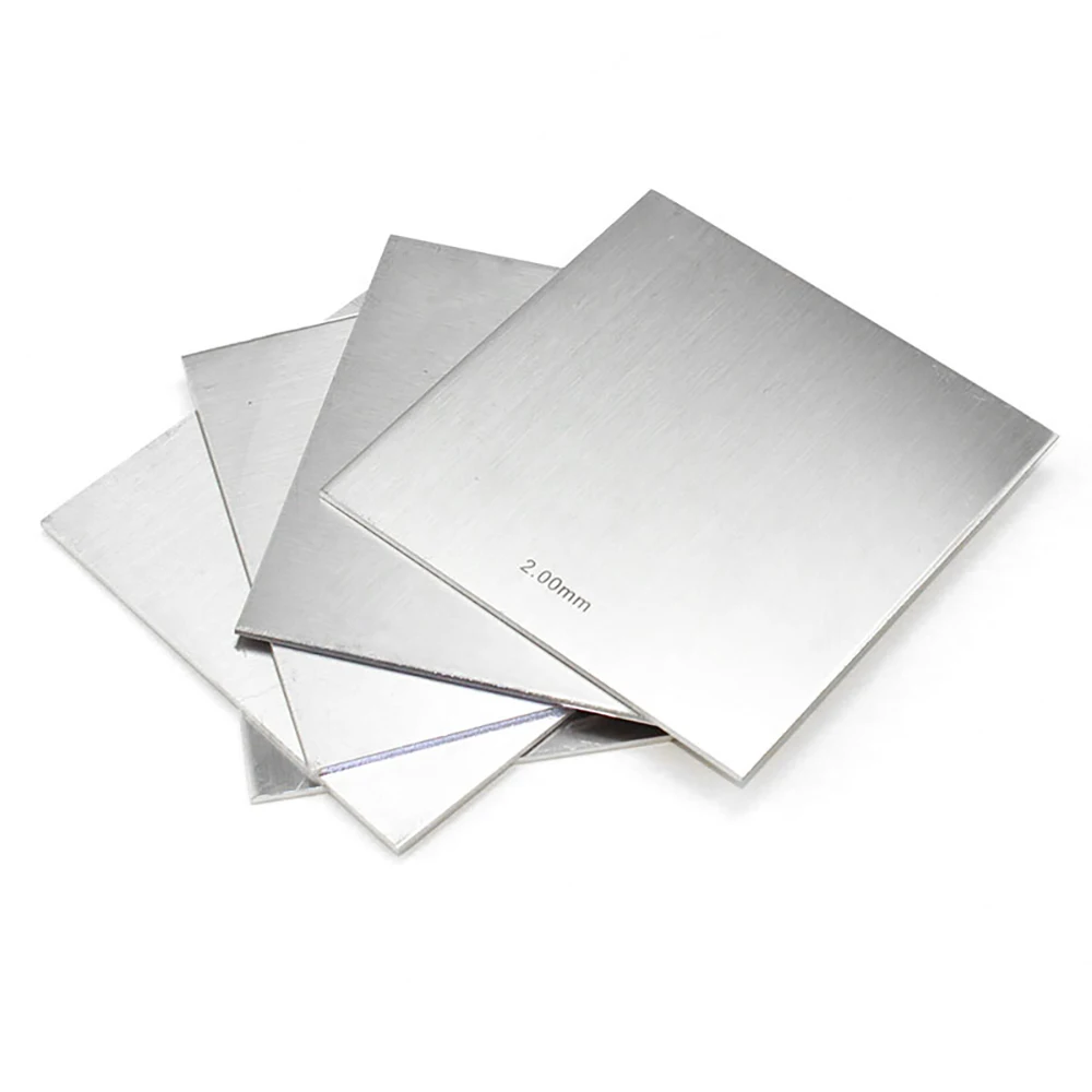 Thickness 0.01 - 0.45mm 301 Stainless Steel Square Plate Polished Plate Sheet Width 100/200mm Length 100/300/500mm