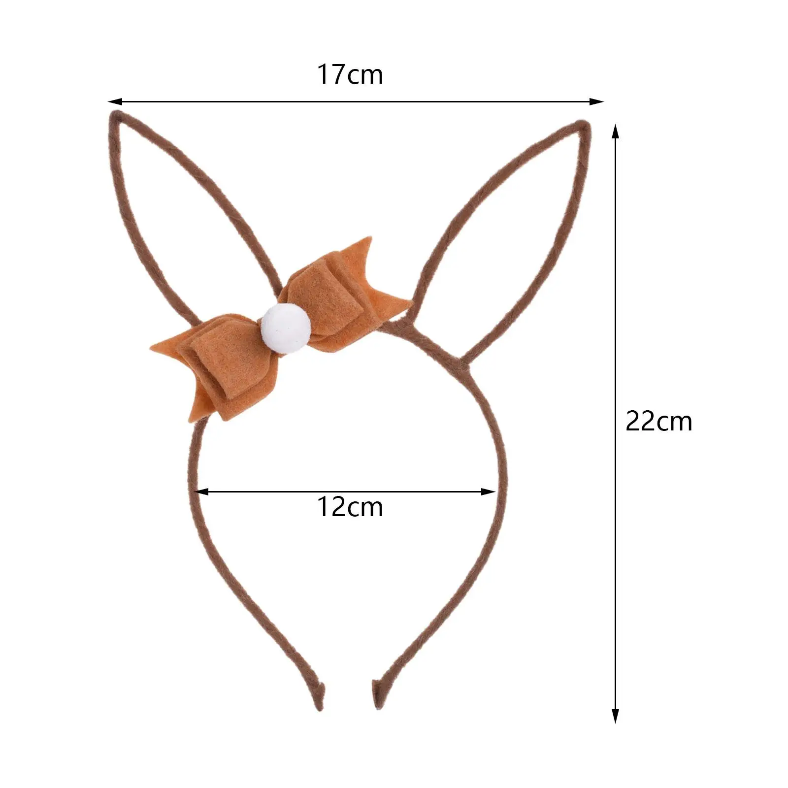 Bandeau de Sauna avec Oreilles de Lapin en Peluche, Robe de Barrage, Accessoires de Costume pour Enfants Bol, Décoration de ixd'Halloween