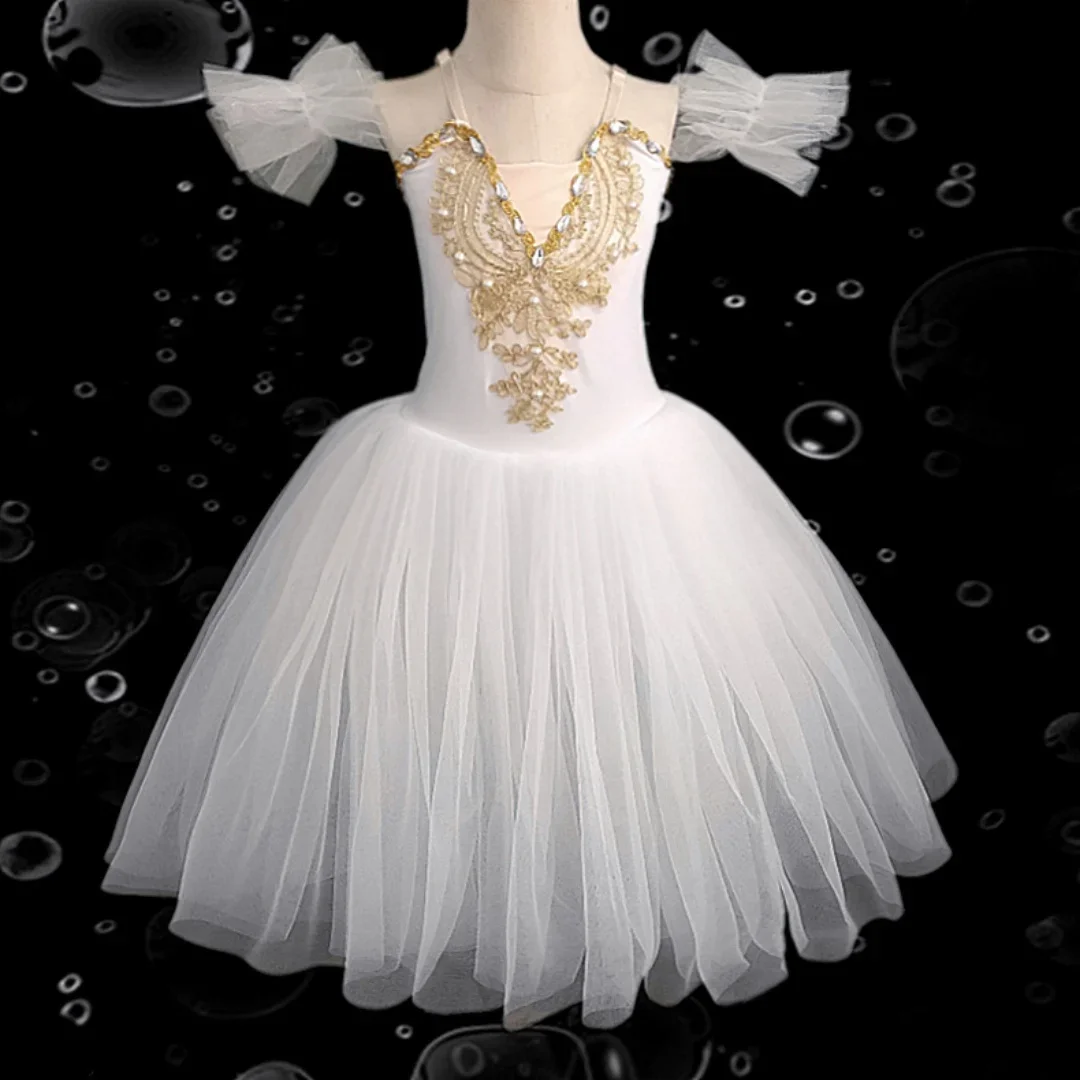 Children's ballet skirt girls dance skirt children's program collective performance costumes dance performance costumes