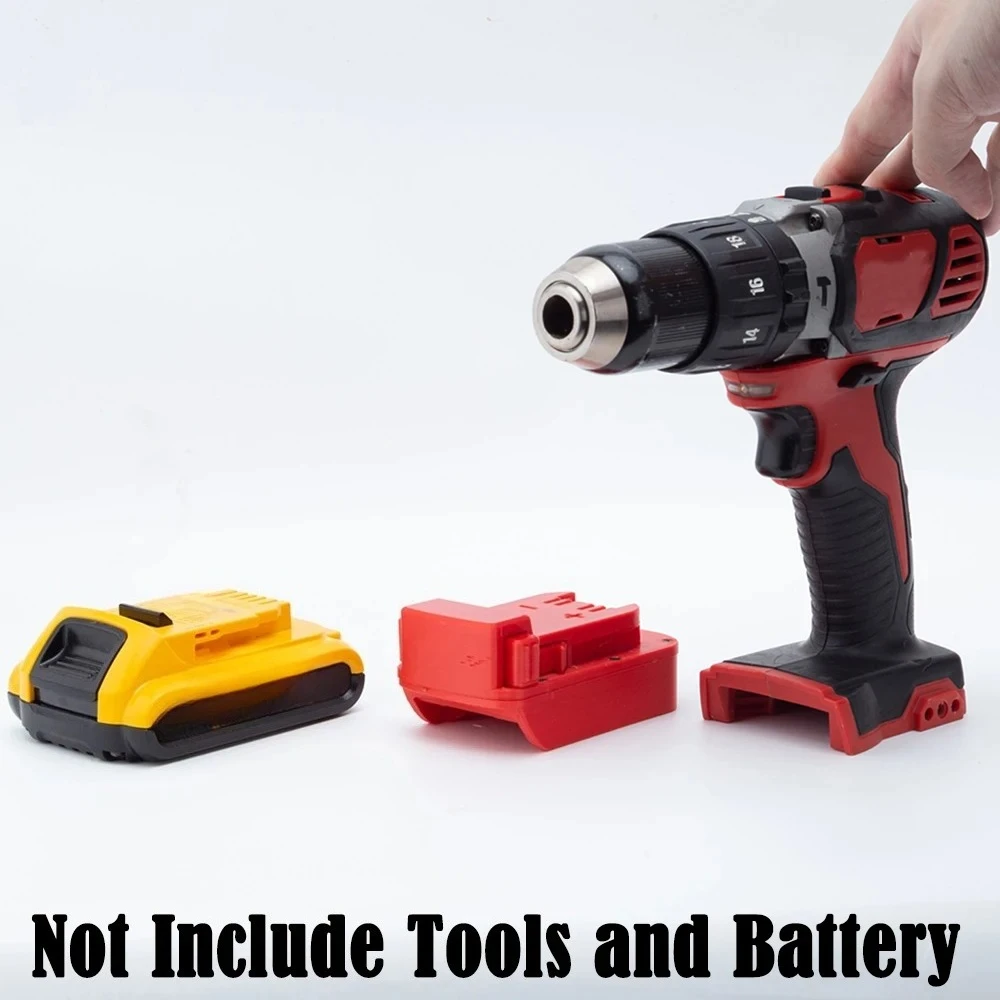 

Battery Adapter Converter for DeWalt 18V XRP Lithium to For Milwaukee 18V Power Tool Accessories(Not include tools and battery)