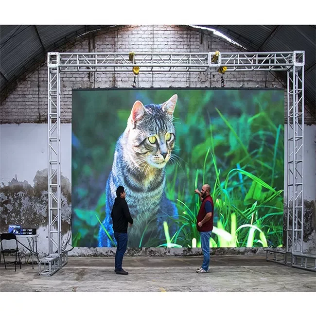 P2.6 P2.9 P3.91 P4.81 كامل اللون فيديو جدار تأجير لوحة التعليم مصعد داخلي في الهواء الطلق خزانة ألومنيوم شاشة عرض LED