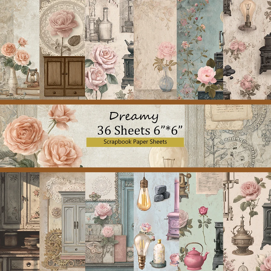 

Бумага для скрапбукинга размером 6 x 6 дюймов (36 листов): принты пустынного кактуса и суккулентов для скрапбукинга, оригами и богемных своими руками