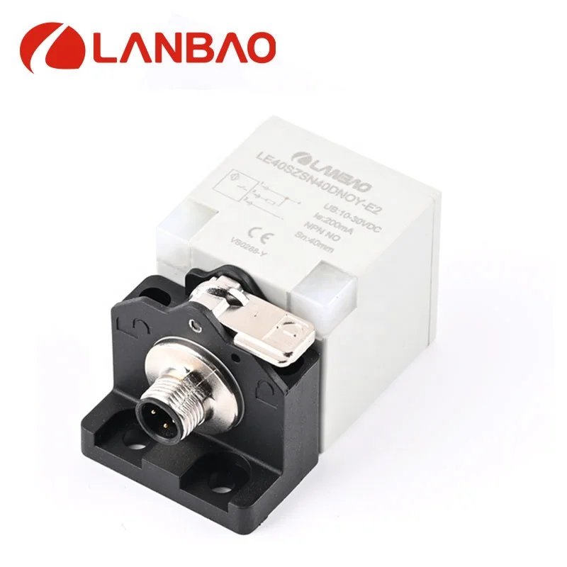 LE40SZ IP67 15mm 20mm Flush/Non-Flush 8.2V DC NAMUR Output Inductive Proximity Sensor with 2m PVC Cable/M12 Connector