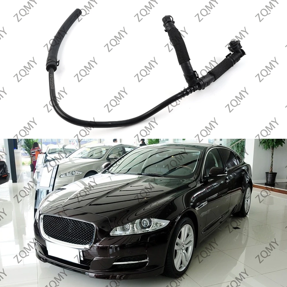 Car Coolant Reservoir Bleed Hose Engine Cooling Expansion Tank Vent Tube For Jaguar XF 2009-2005 XJ 2010-2019 C2D6362+