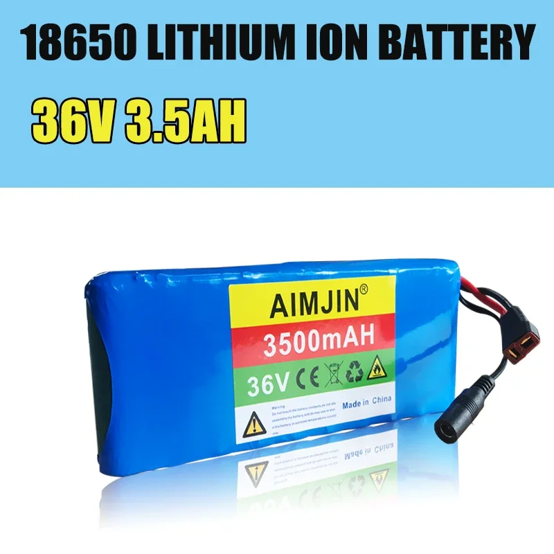 

10S1P 36V 3500mah Rechargeable 18650 Li-ion Battery Backup Cells 35AH with BMS