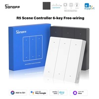 SONOFF SwitchMan R5 Scene Controller With Battery 6-Key Free-Wiring EWeLink-Remote Control Works SONOFF M5/MINIR3 Smart Home