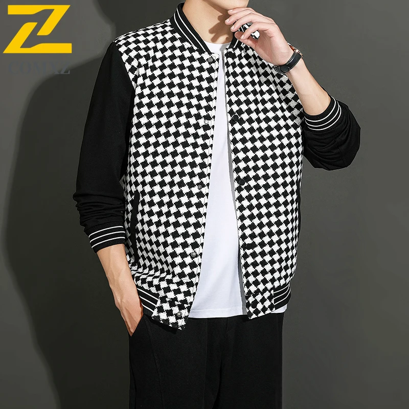 COMXZ 2025 Male Baseball Jacket New High Quality Trekking Comfortable Coat Premium Stylish Streetwear Casual Outerwear Top​