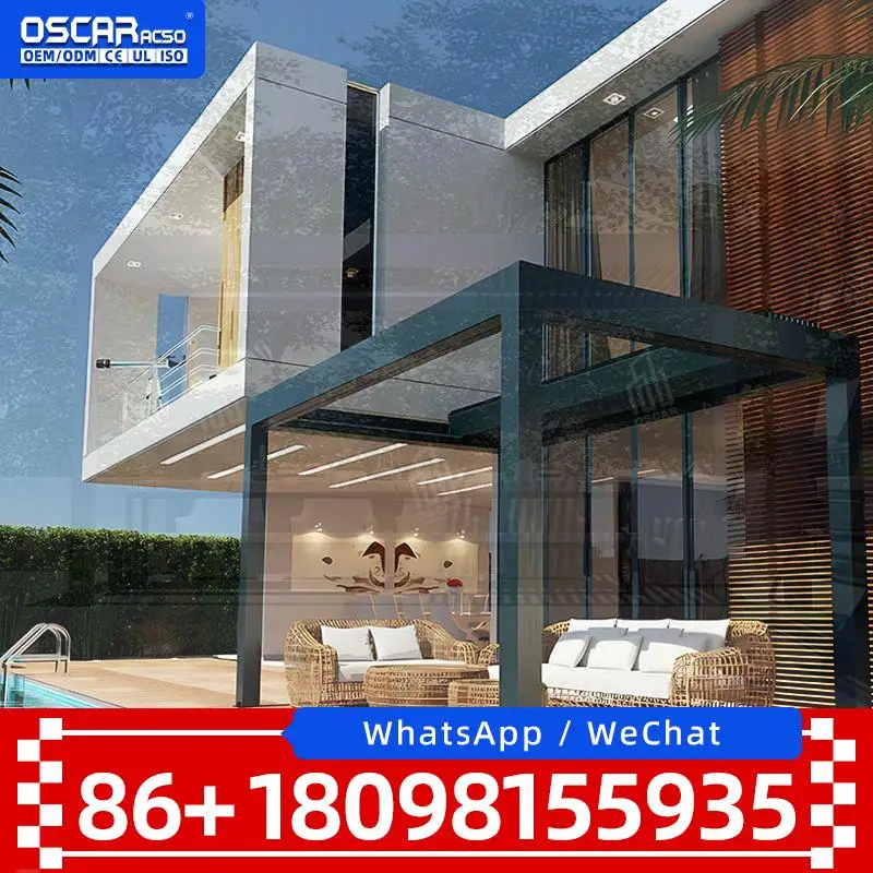 Tailored Efficient Aluminum Alloy Patio Enclosure Modern Conservatory Winter Garden Villa Warehouse Backyard Balcony Custom Glaz