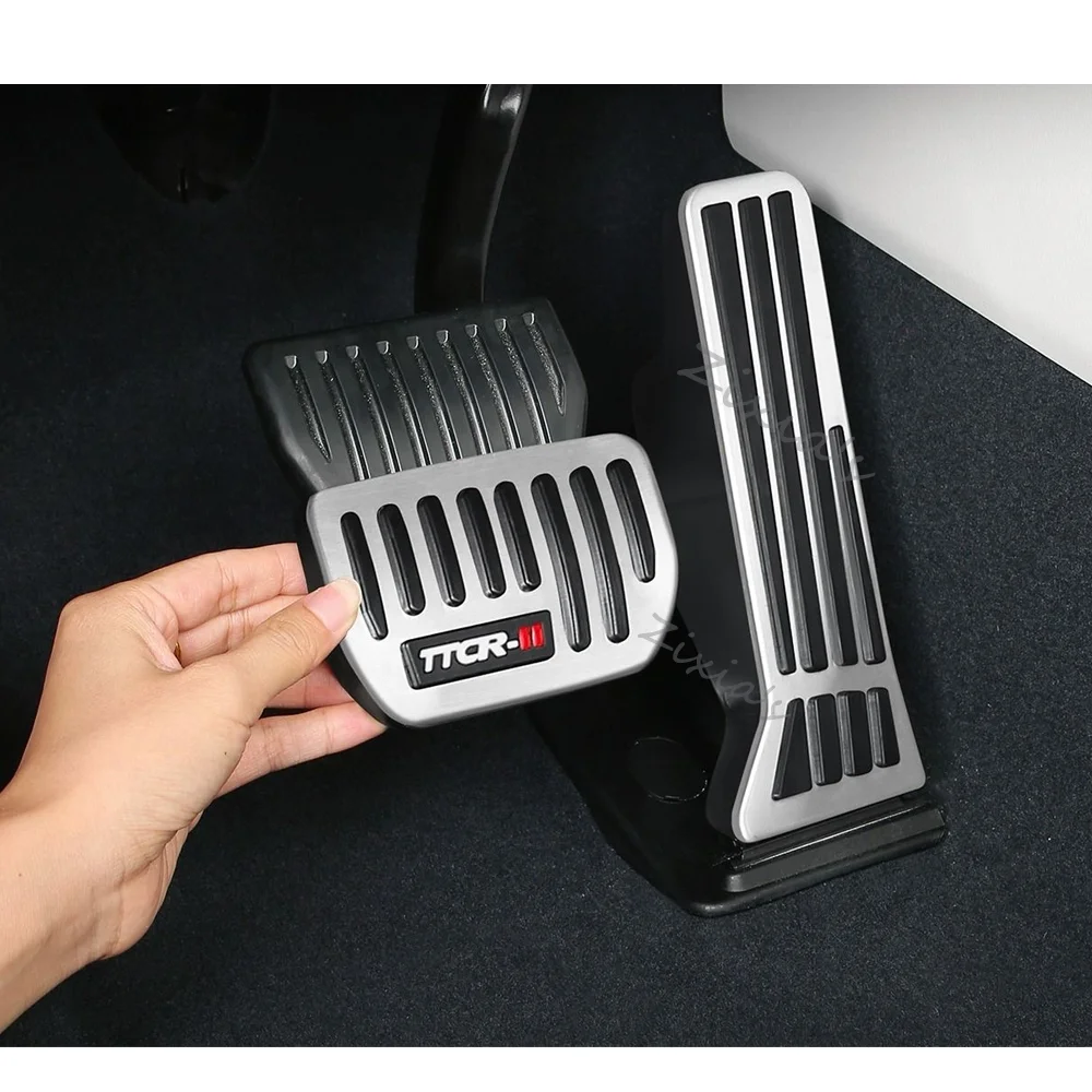 

Для Geely Galaxy V900 2026 2027: Накладки на педали из алюминиевого сплава (тормоз, газ) с противоскользящим покрытием, аксессуары для защиты интерьера автомобиля