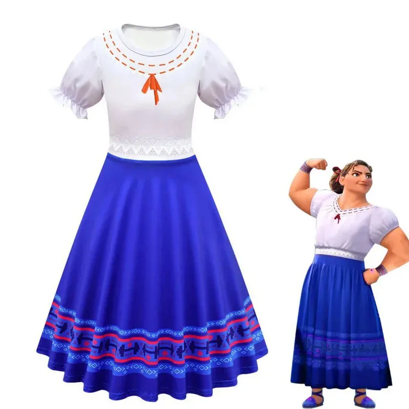 فساتين جديدة لعام 2025 للفتيات الصغيرات من Encanto أزياء حفلات الكرنفال للأطفال ملابس أميرات ميرابيل جولييتا دولوريس إيزابيلا ☆ ★ ☆ ★ qq