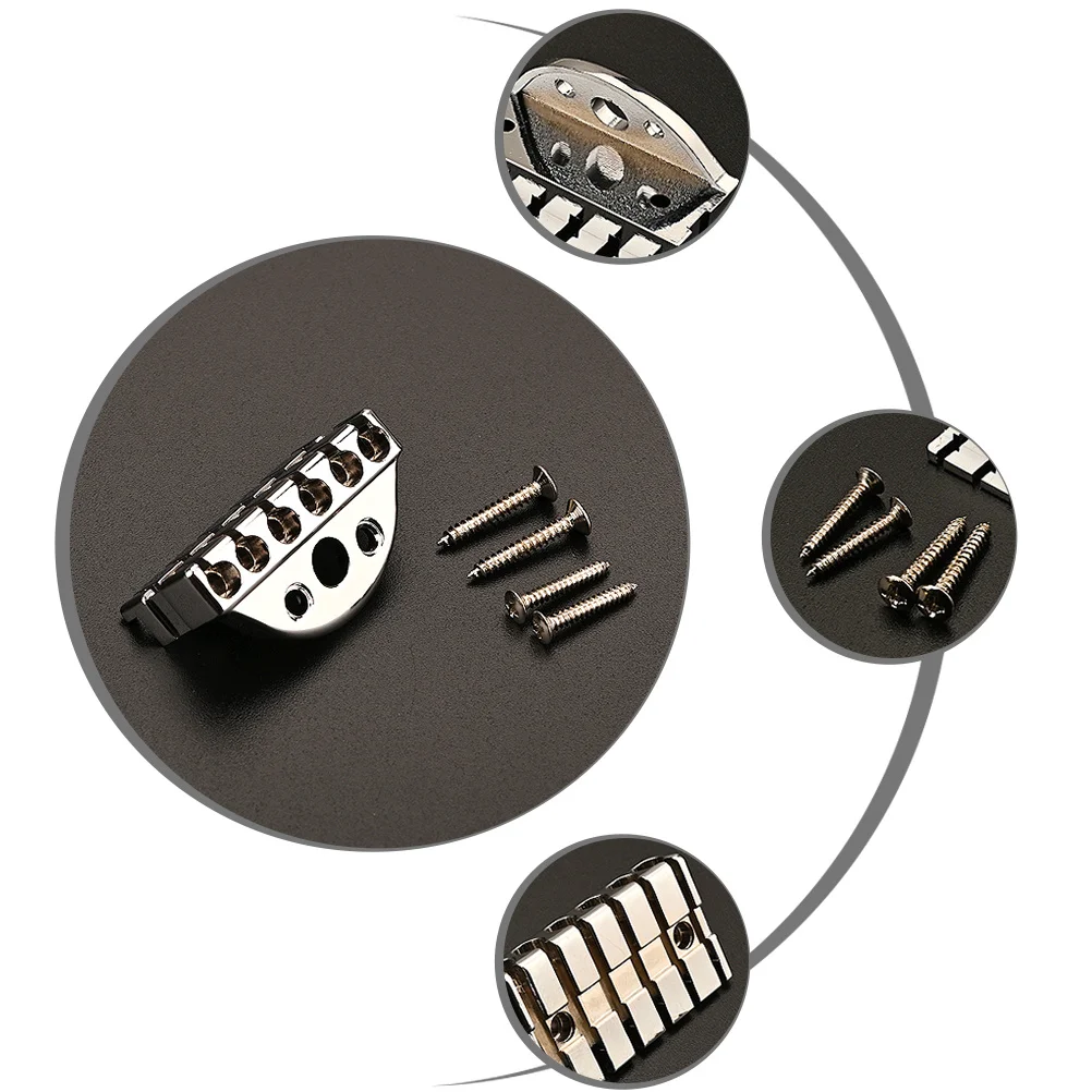 

1Set Headless Guitar Accessory Set Premium Material Reliable Bridge and Nut for Beautiful Performance Guitar Bridge Accessories