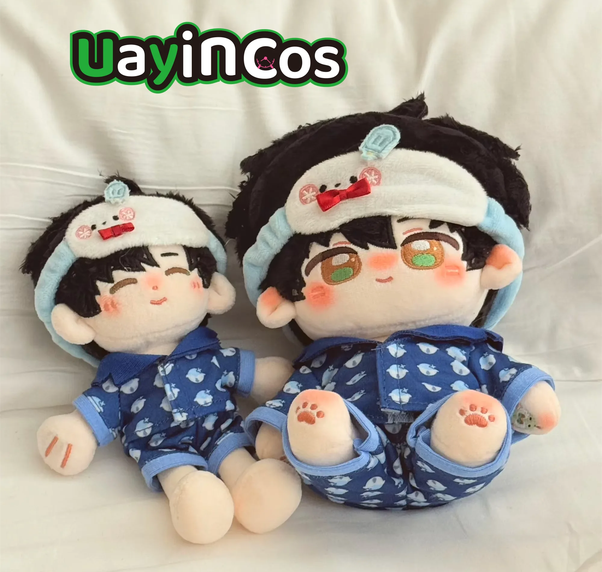 

10cm 20cm Doll Clothes Eye Mask Love and Deepspace Sylus Caleb Xavier Zayne Rafayel Sweet Sleep Stuffed Plushies Doll Anime Toy